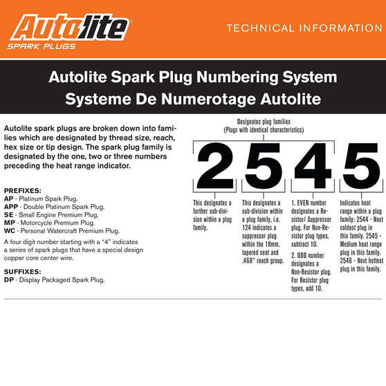 Autolite Spark Plug 4054, , scaau_hi-res