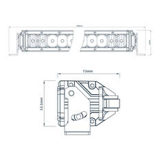 Ridge Ryder LED Driving Light Bar w/ harness - 41" 168W, , scaau_hi-res