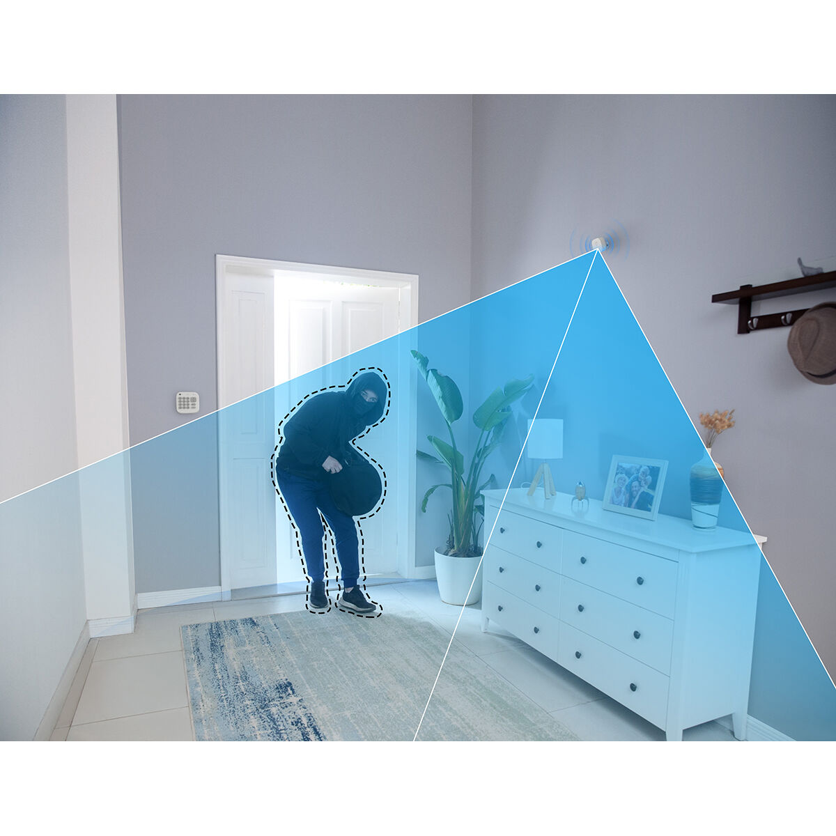 Eufy Wireless Motion Sensor, Add On - T8910C21, , scaau_hi-res