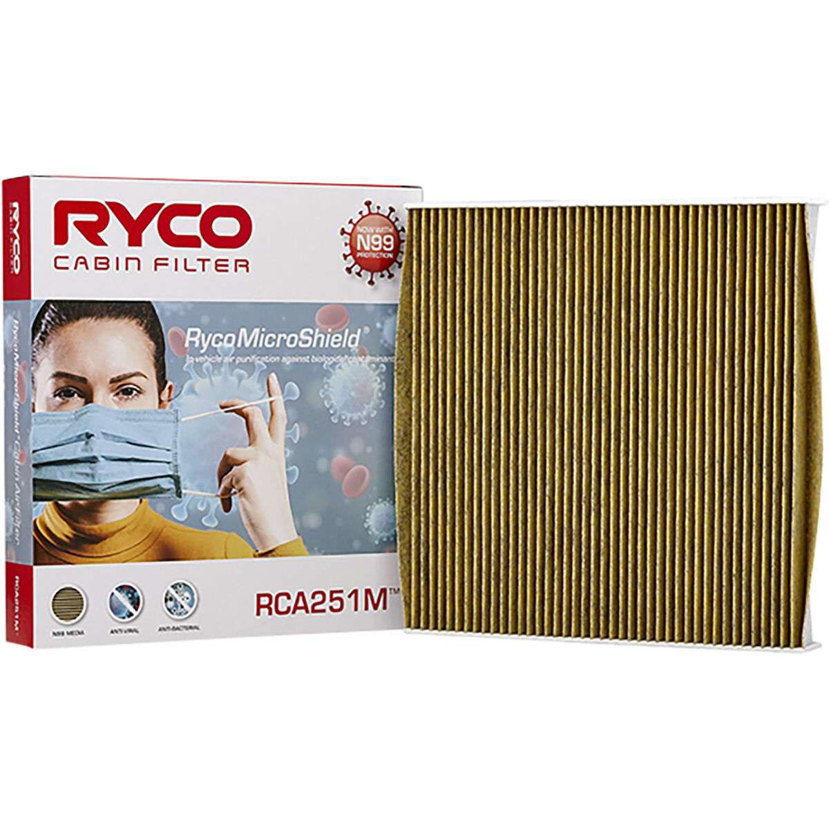 Ryco N99 MicroShield Cabin Air Filter - RCA251M, , scaau_hi-res