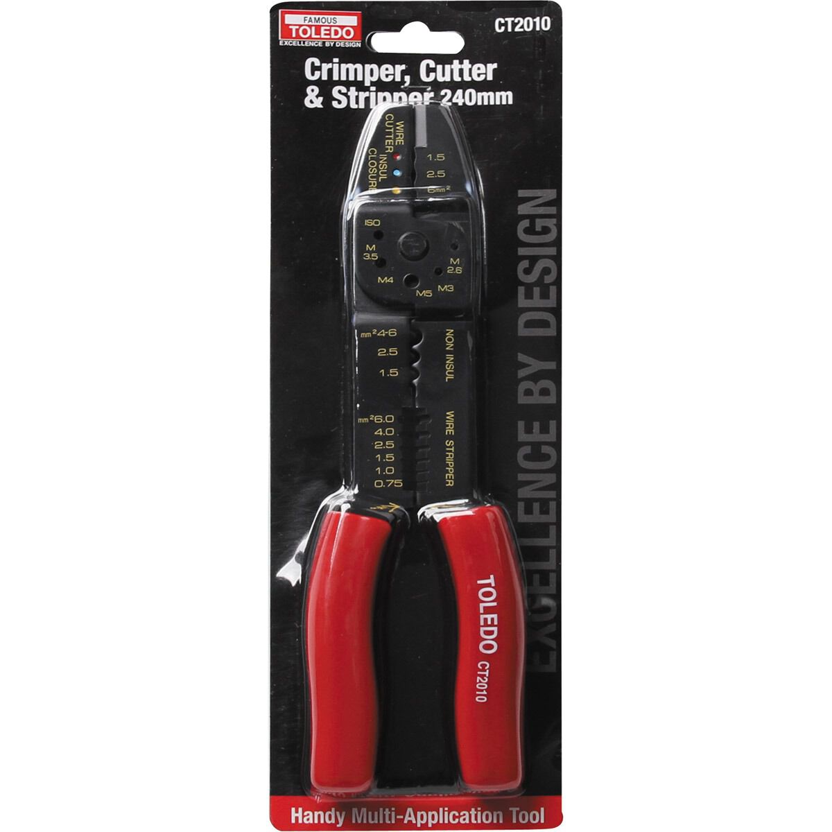 Toledo Crimper, Cutter and Stripper - 240mm, , scaau_hi-res