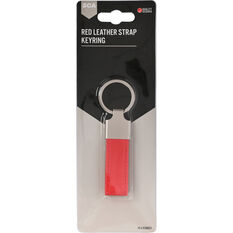 SCA PU Leather-look Strap Keyring Red, , scaau_hi-res