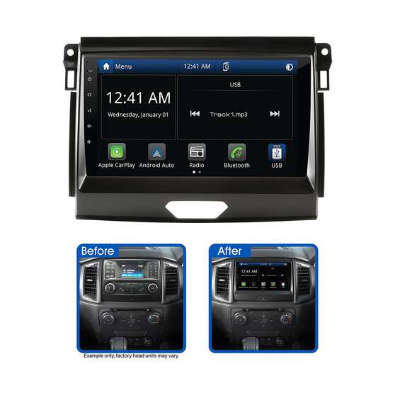Aerpro 9" Multimedia Receiver to suit Ford Ranger Everest (2015-2018) - AMAFO3, , scaau_hi-res