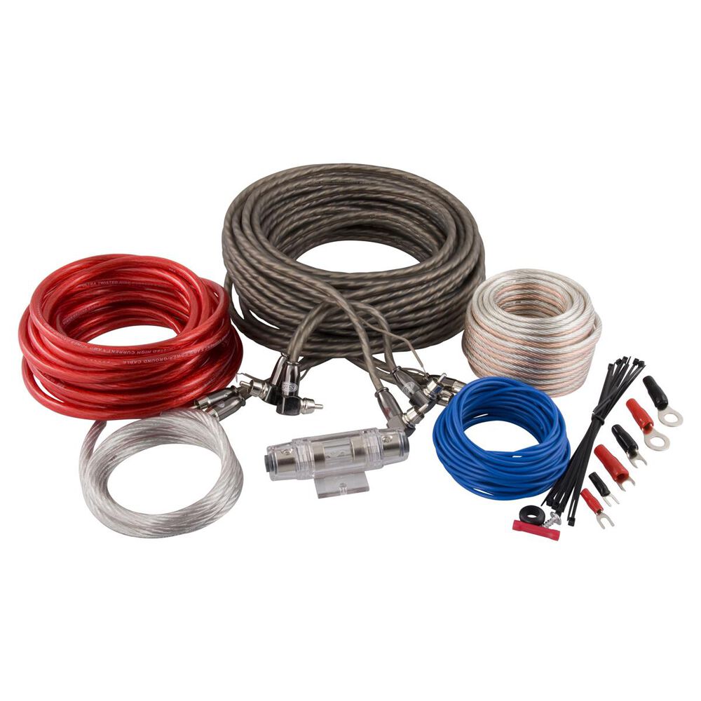 SCA Amplifier Wiring Kit 4 Channel, 8G Supercheap Auto