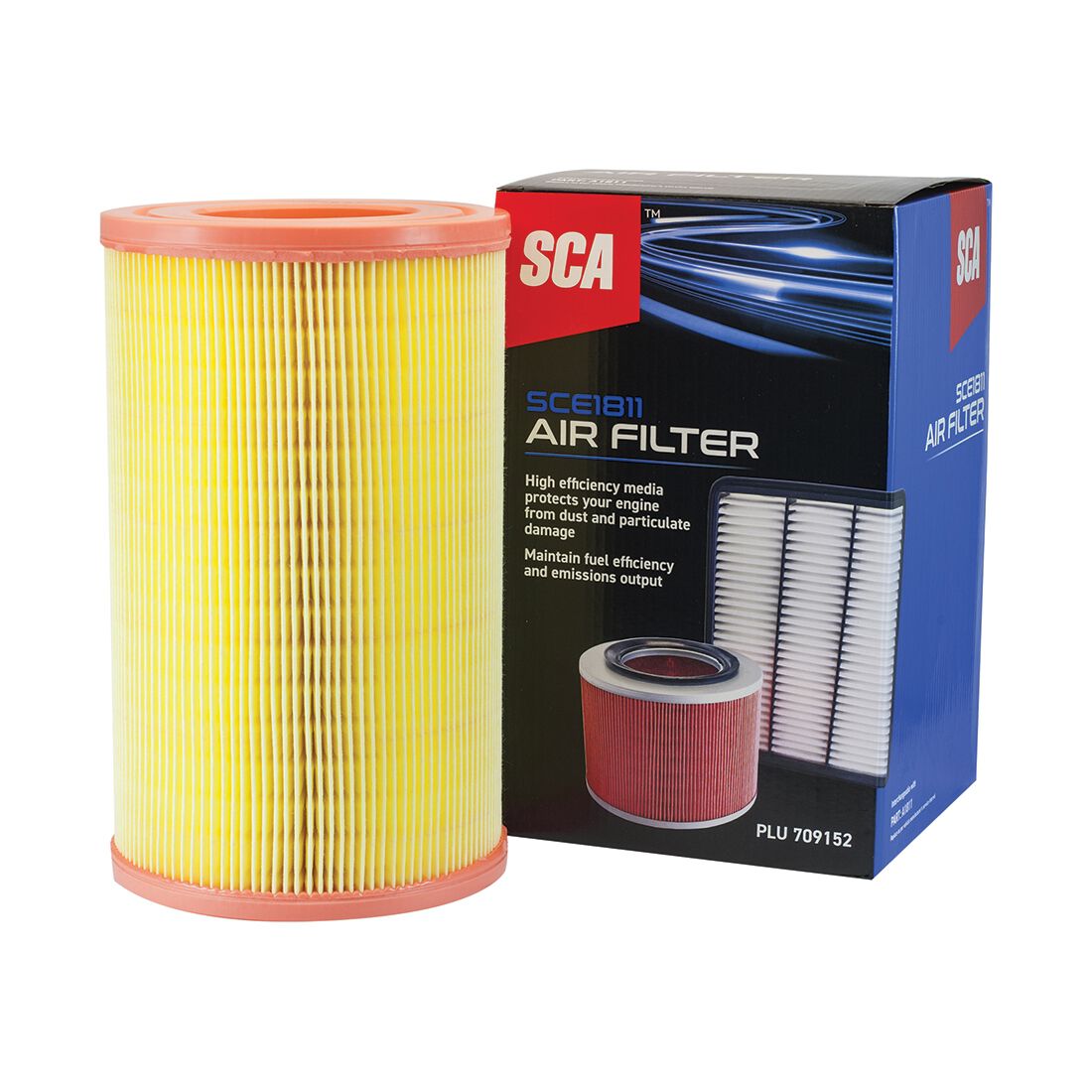 SCA Air Filter SCE1811 (Interchangeable with A1811), , scaau_hi-res