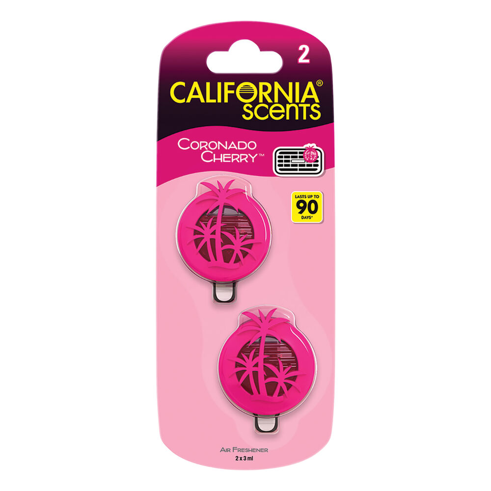 California Scents Mini Diffuser Air Freshener Coronado Cherry 2 Pack Supercheap Auto