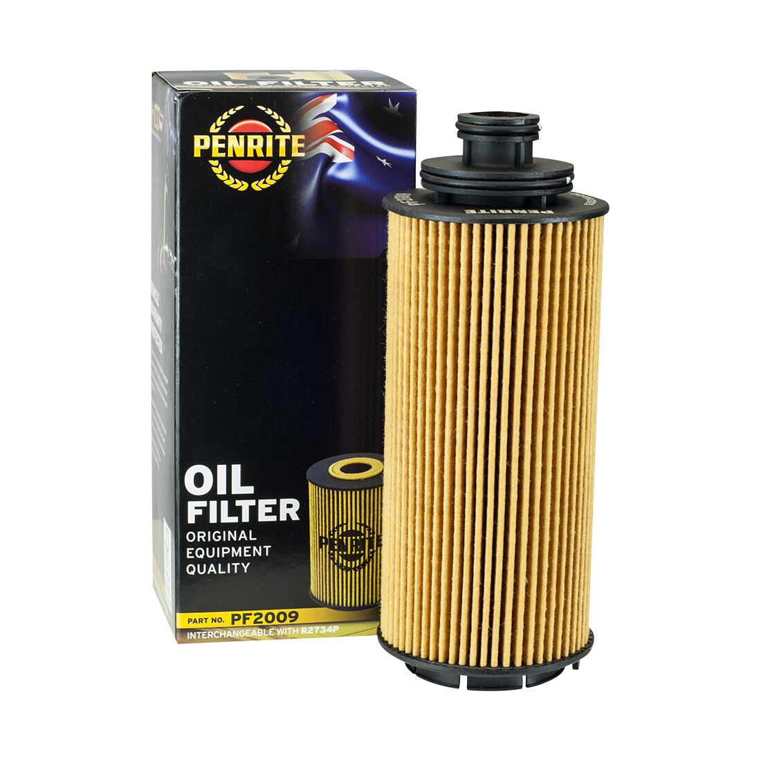 Penrite Oil Filter PF2009 (Interchangeable with R2734P), , scaau_hi-res