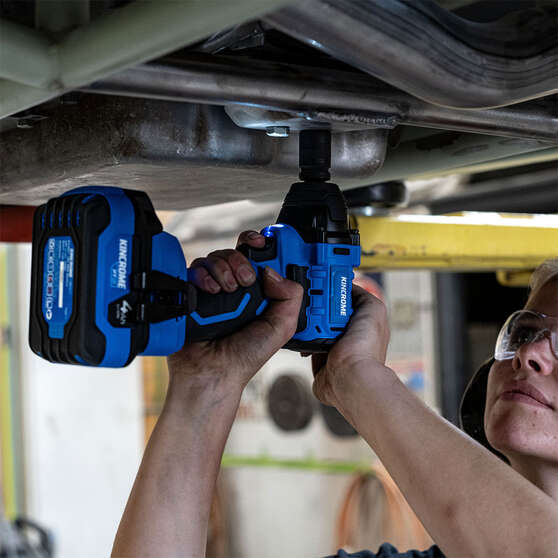 Kincrome PT18 18V 2 Piece Brushless Drill & Impact Wrench Kit 2.0Ah, , scaau_hi-res