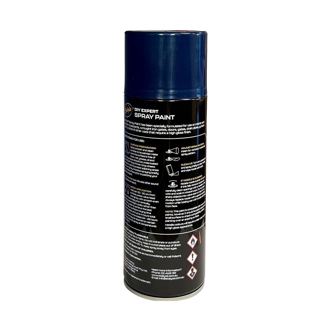 5 Star Enamel Spray Paint Royal Blue 250g, , scaau_hi-res
