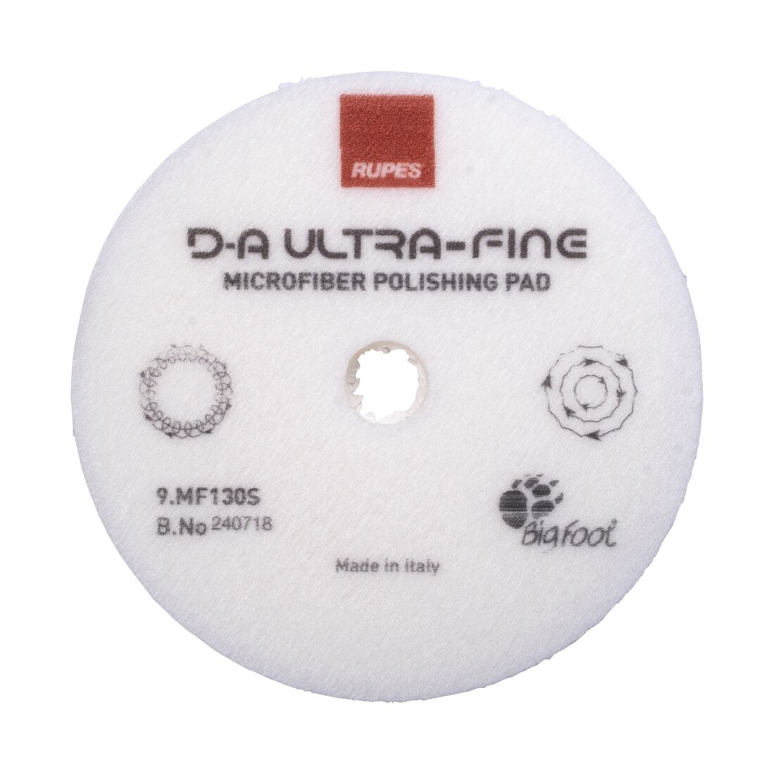 RUPES D-A Ultrafine Microfibre Polishing Pad - 130mm, , scaau_hi-res