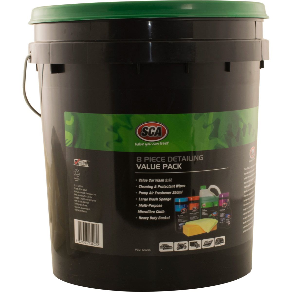 SCA Value Detail Wash Kit 8 Piece, , scaau_hi-res