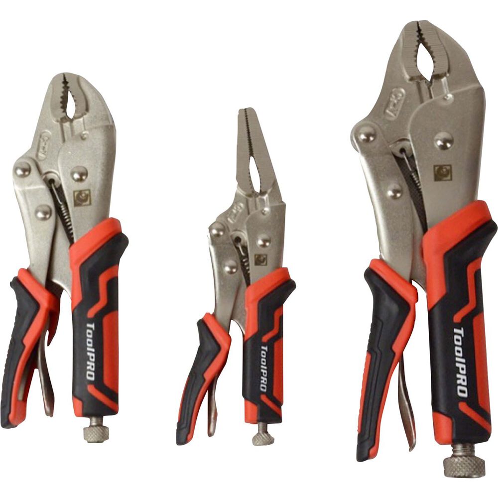 ToolPRO Locking Plier Set 3 Piece Supercheap Auto