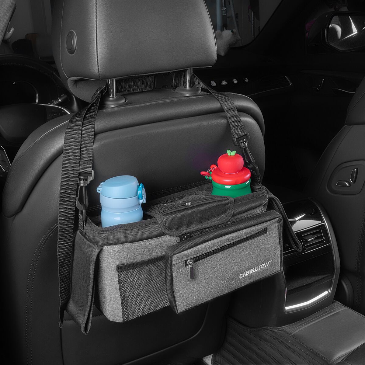 Cabin Crew Kids Repreve Stroller Organiser Black/Grey, , scaau_hi-res
