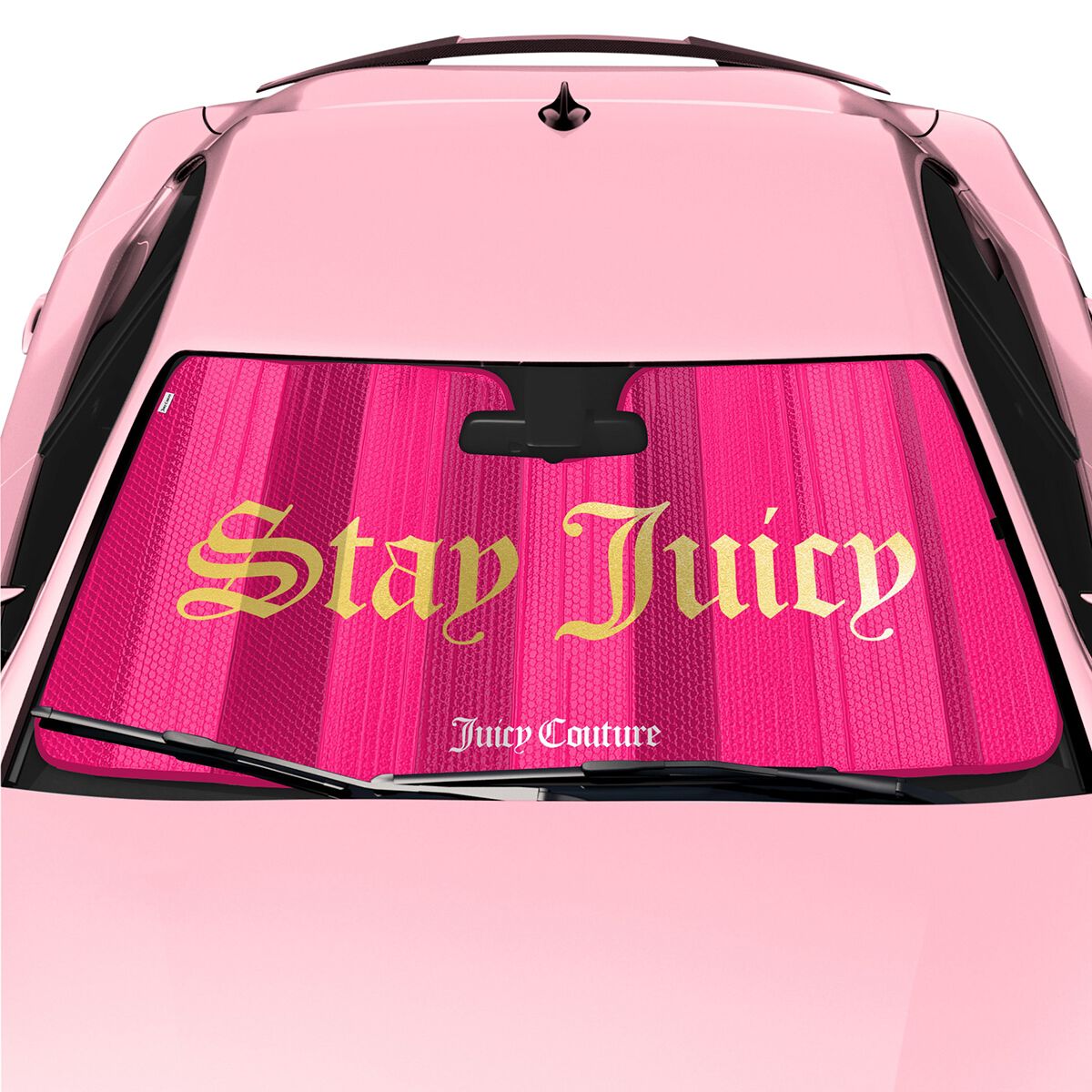 Juicy Couture Juicy Accordion Sunshade - Pink/Gold, , scaau_hi-res