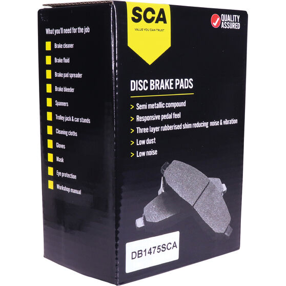 SCA Disc Brake Pads DB1475SCA, , scaau_hi-res