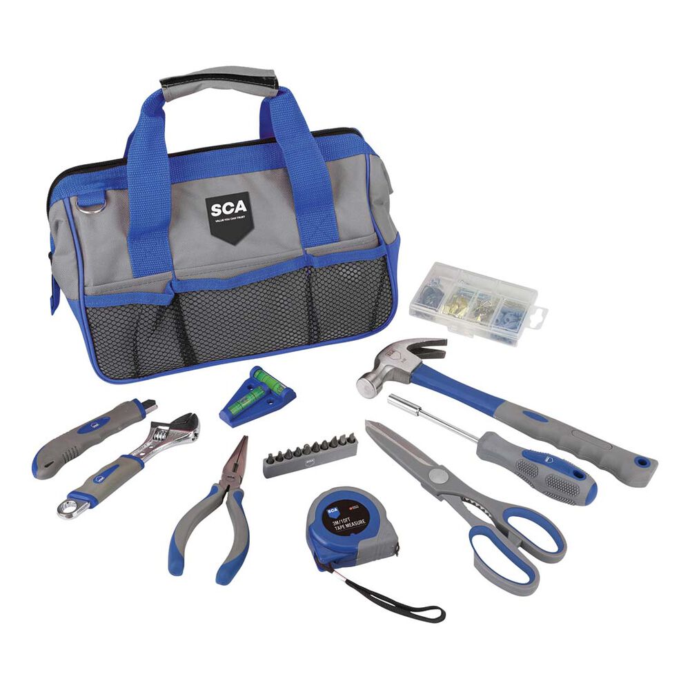 SCA Tool Bag Kit 20 Piece Blue Supercheap Auto
