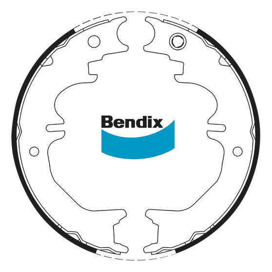 Bendix Brake Shoes - BS1744, , scaau_hi-res