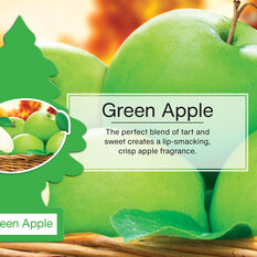 Little Trees Air Freshener - Green Apple 1 Pack, , scaau_hi-res
