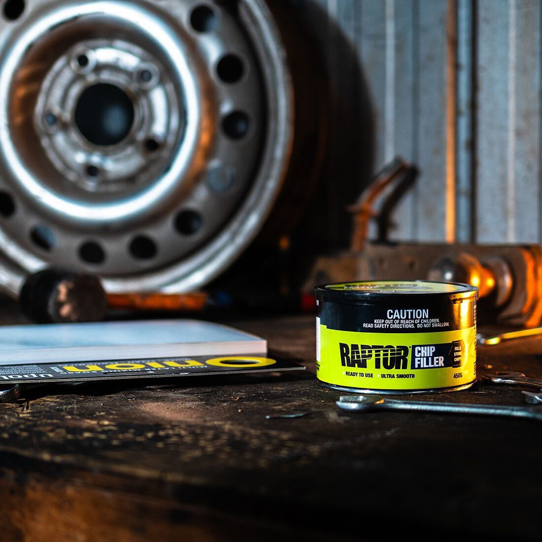 Raptor Scratch & Stone Chip Filler 450g, , scaau_hi-res