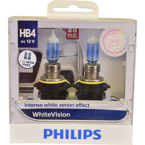 Philips Whitevision Headlight Globe 51w Hb4 Supercheap Auto