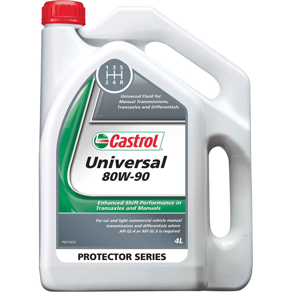 Castrol Universal 80w 90 Manual Transmission Fluid 4 Litre