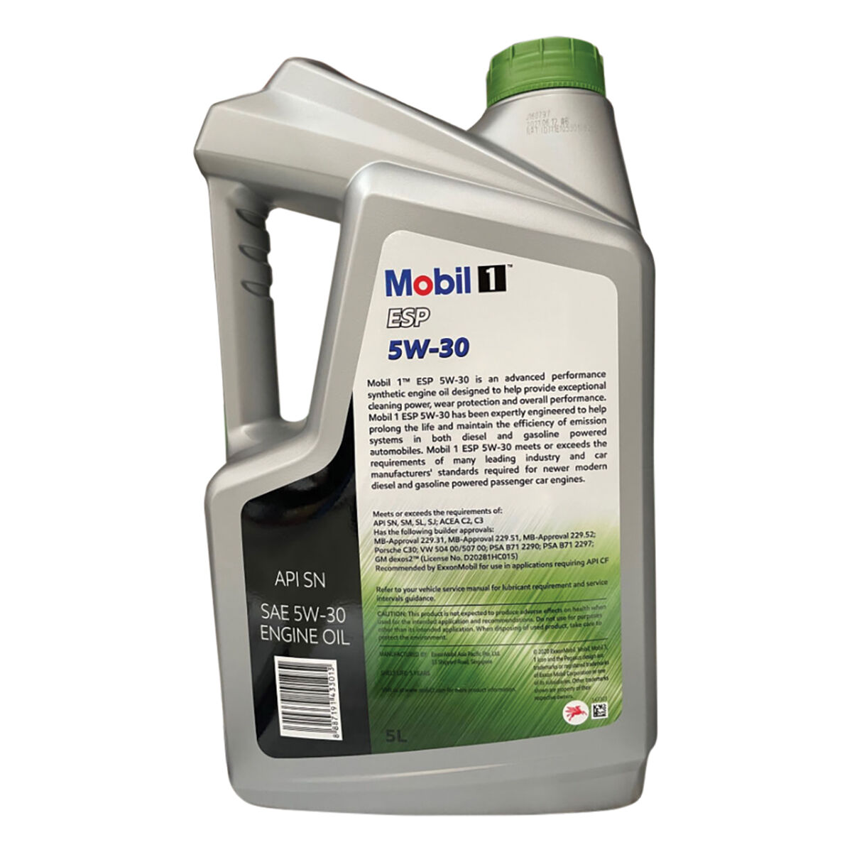 Mobil 1 ESP Engine Oil 5W-30 5 Litre, , scaau_hi-res