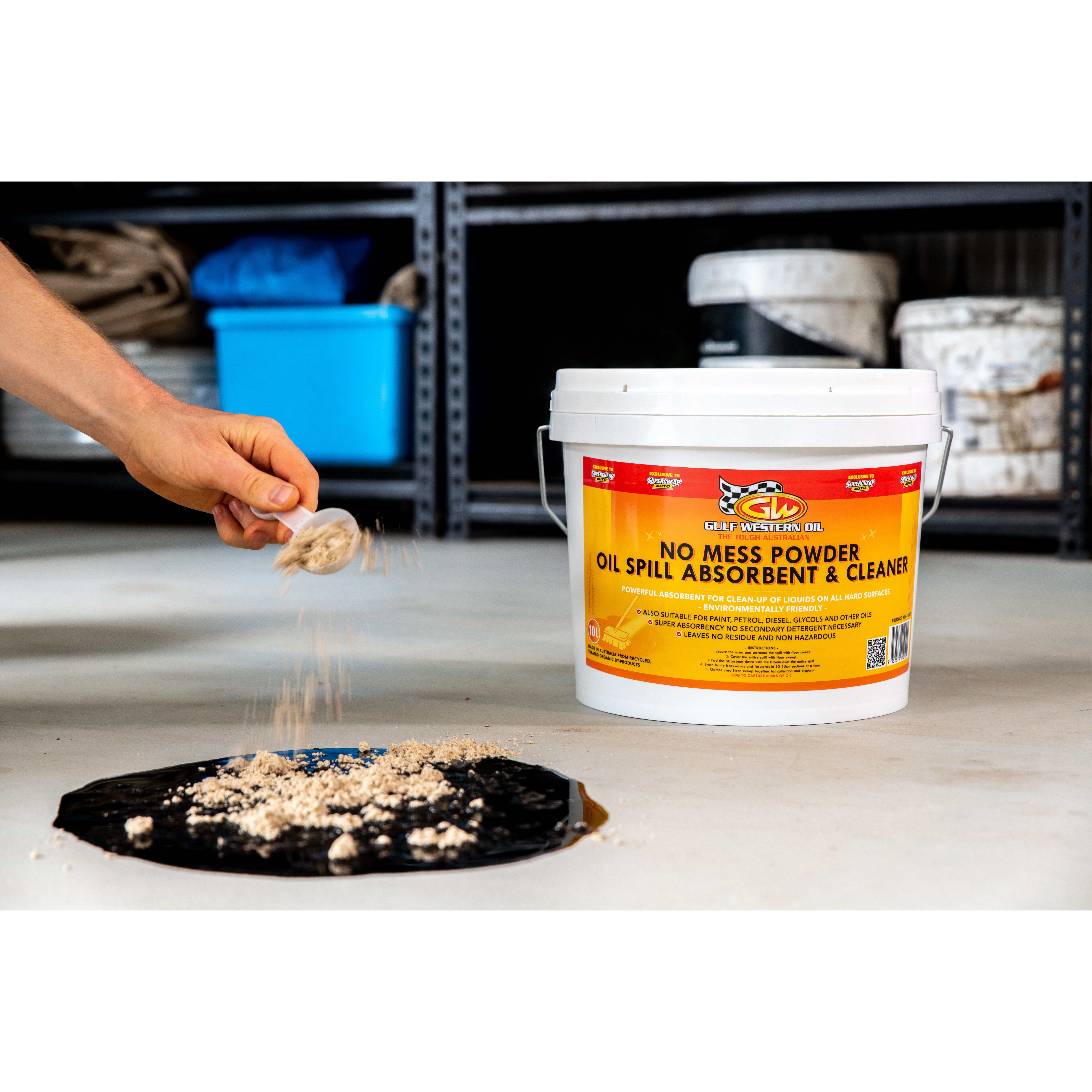 Gulf Western Absorbent Powder Oil Spill Kit, , scaau_hi-res