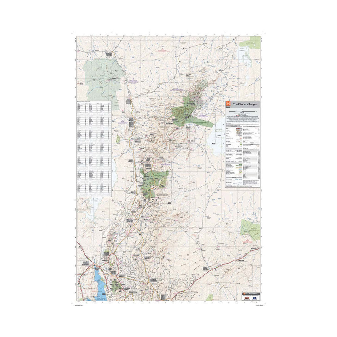 Hema Flinders Ranges Map (6th edition), , scaau_hi-res