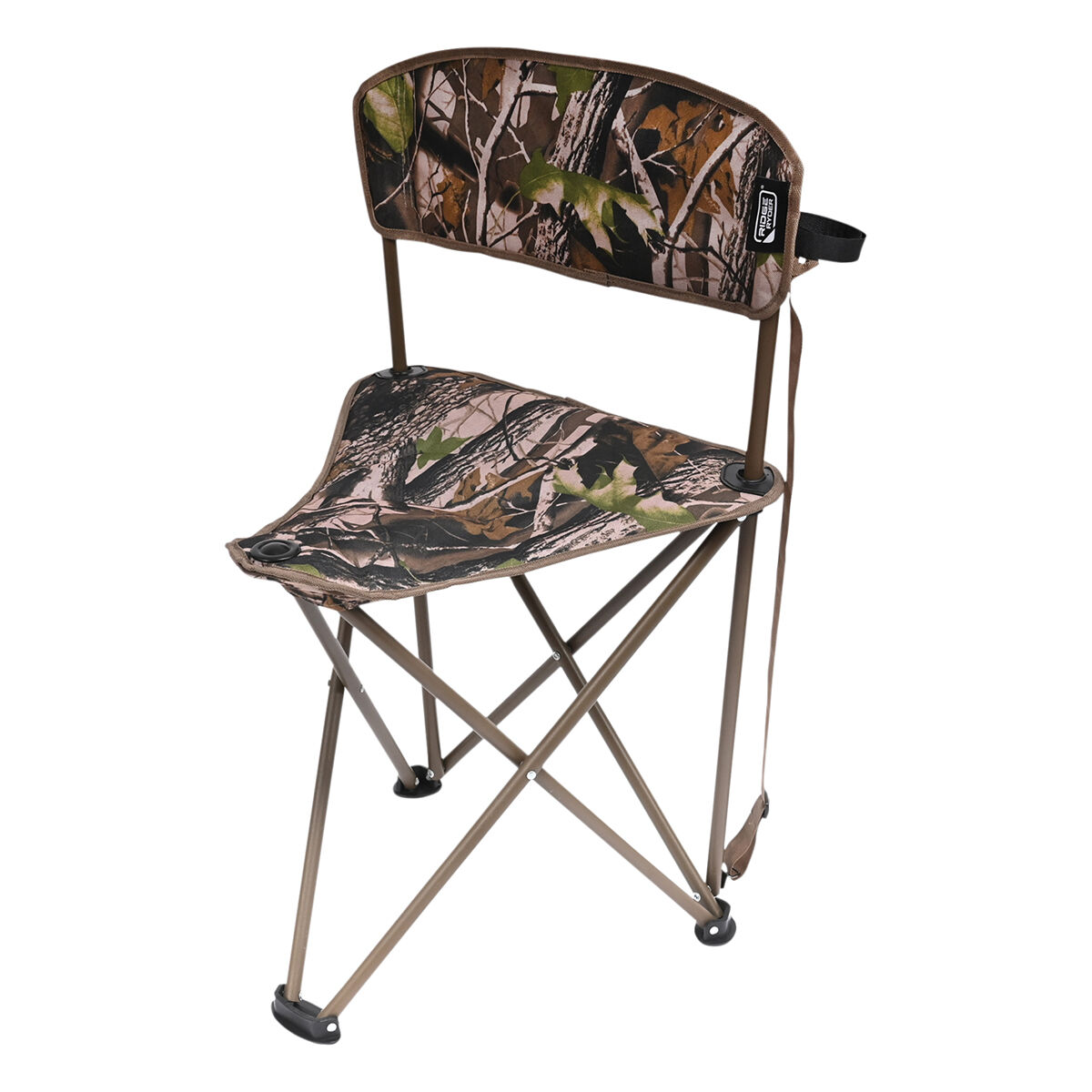 Ridge Ryder Camouflage Tripod Stool with Backrest Supercheap Auto