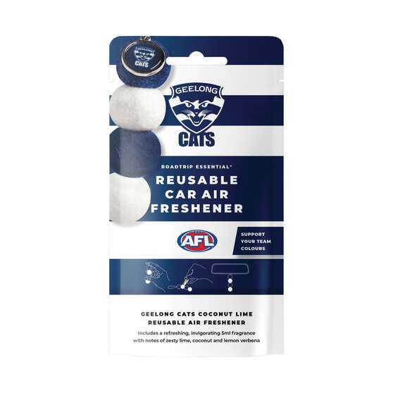 Roadtrip Essential Air Freshener Set Geelong Cats Coconut Lime 5ml, , scaau_hi-res