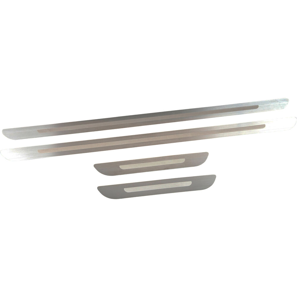 SCA Stainless Steel Door Sill Protectors - 4 Pack