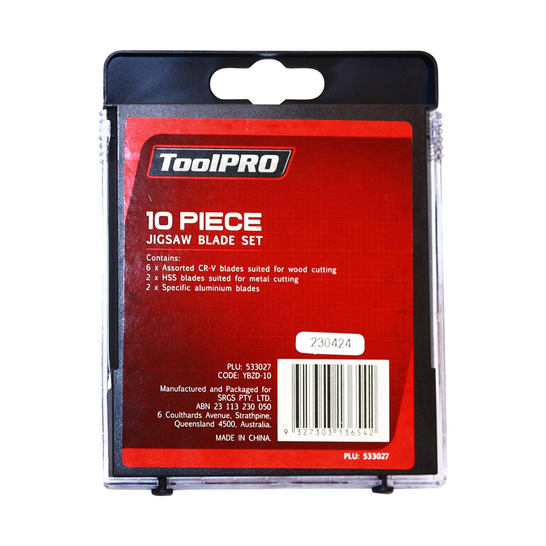 ToolPRO Jigsaw Blade Set 10 Piece, , scaau_hi-res