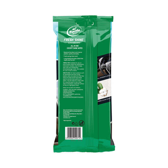Turtle Wax Fresh Shine Gloss Wipes 24 Pack, , scaau_hi-res