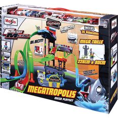 Megatropolis Play Set With 20 Vehicles, , scaau_hi-res