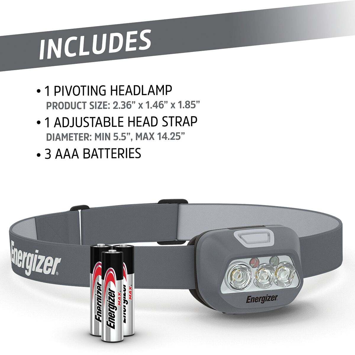 Energizer HDL30 400L Headlamp, , scaau_hi-res