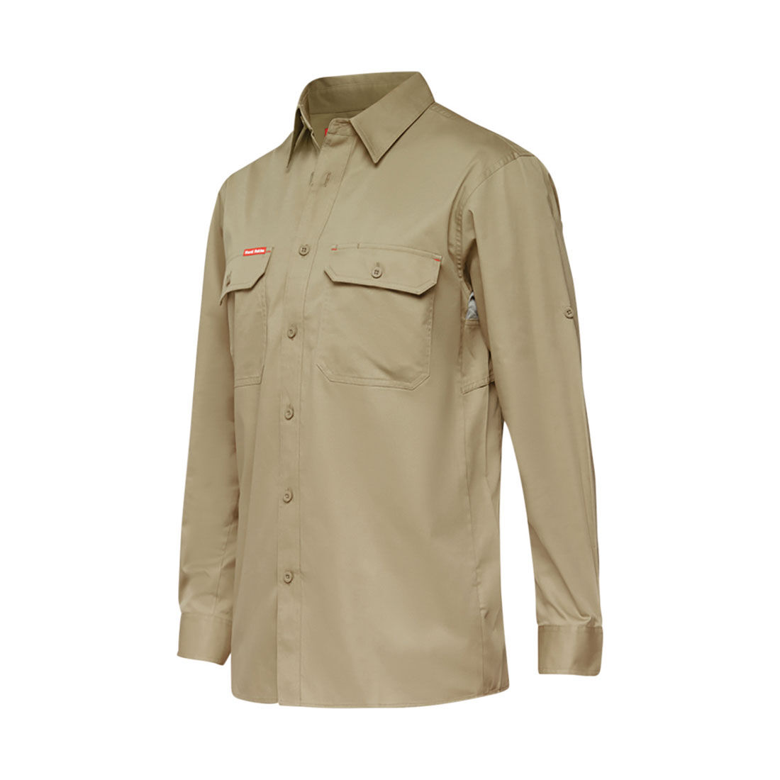 Hard Yakka Koolgear Vented Long-Sleeved Shirt Khaki