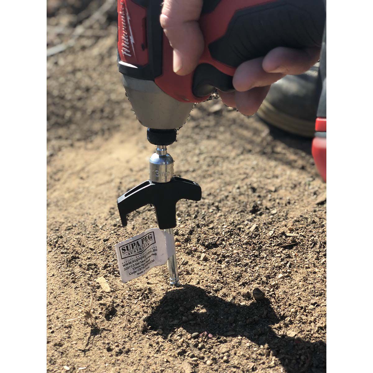 Supa-Peg 13mm Hex Head Screw Peg 220mm, , scaau_hi-res