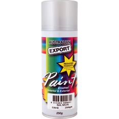 Export Aerosol Paint - Enamel, Silver, 250g, , scaau_hi-res