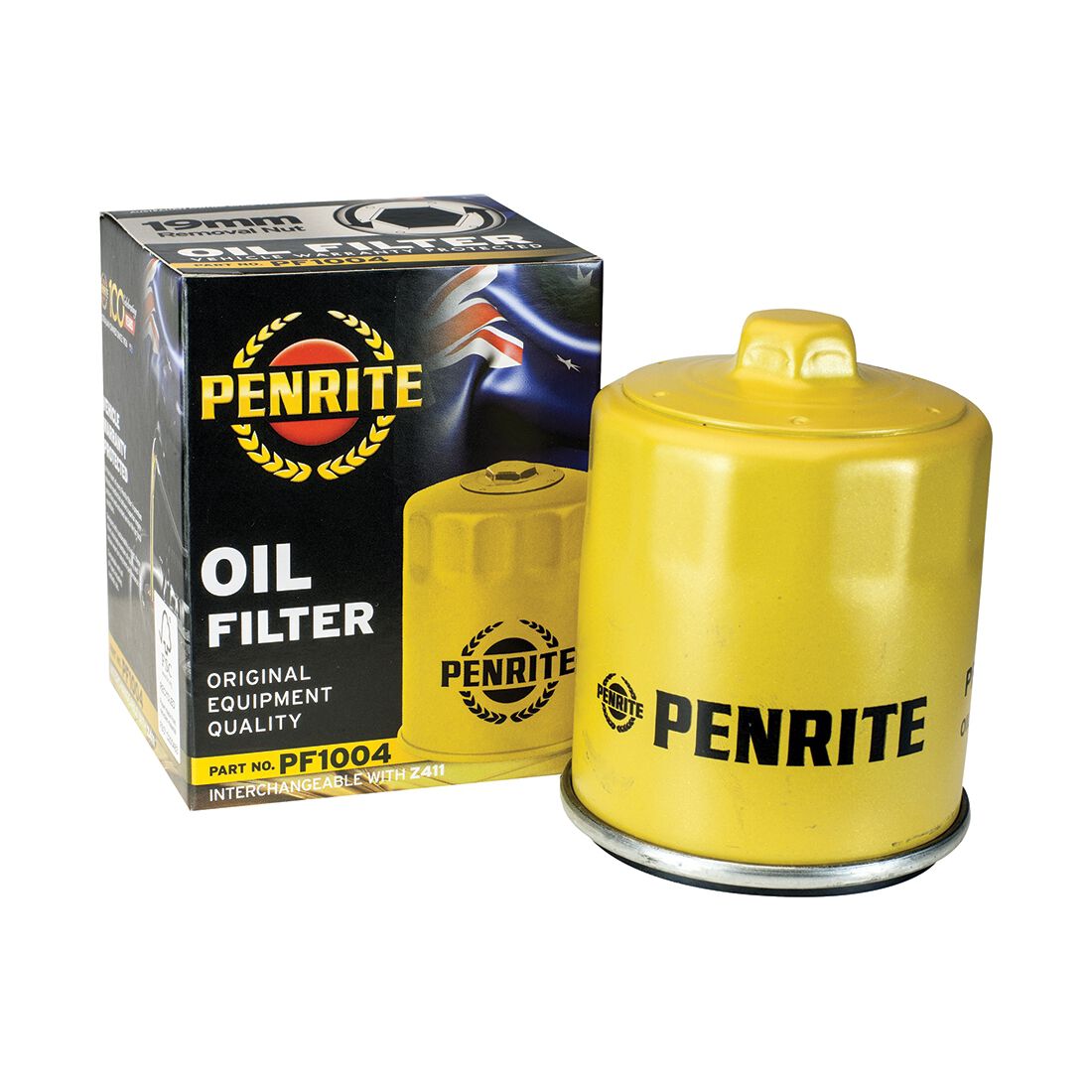 Penrite Oil Filter PF1004 (Interchangeable with Z411), , scaau_hi-res