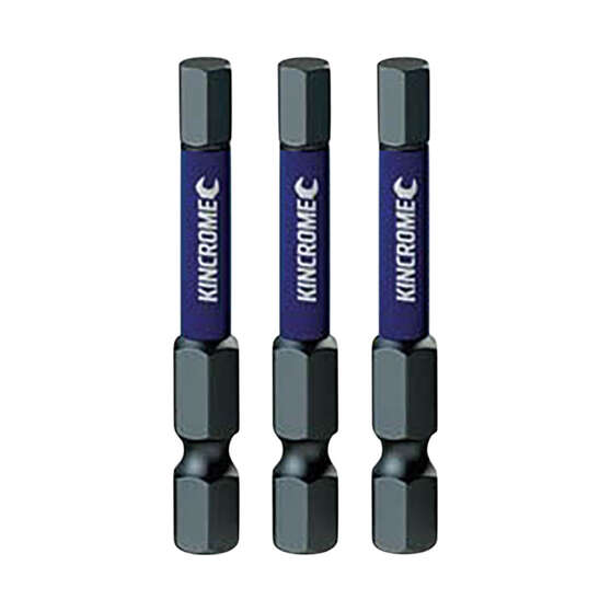 Kincrome Hex 6mm Impact Bit 50mm 3 Pack, , scaau_hi-res