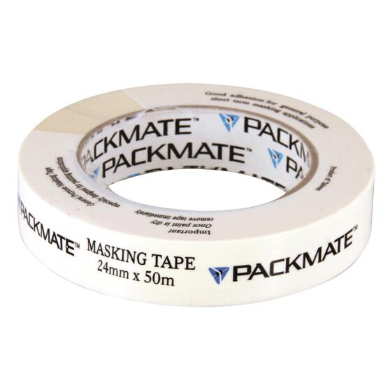 Packmate Masking Tape - 24mm x 50m, , scaau_hi-res