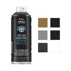 MTN PRO Vinyl & Fabric Paint Black 400ml Spray Paint, , scaau_hi-res