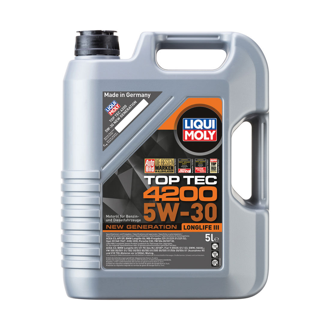 LIQUI MOLY Top Tec 4200 5W-30 5 Litre, , scaau_hi-res