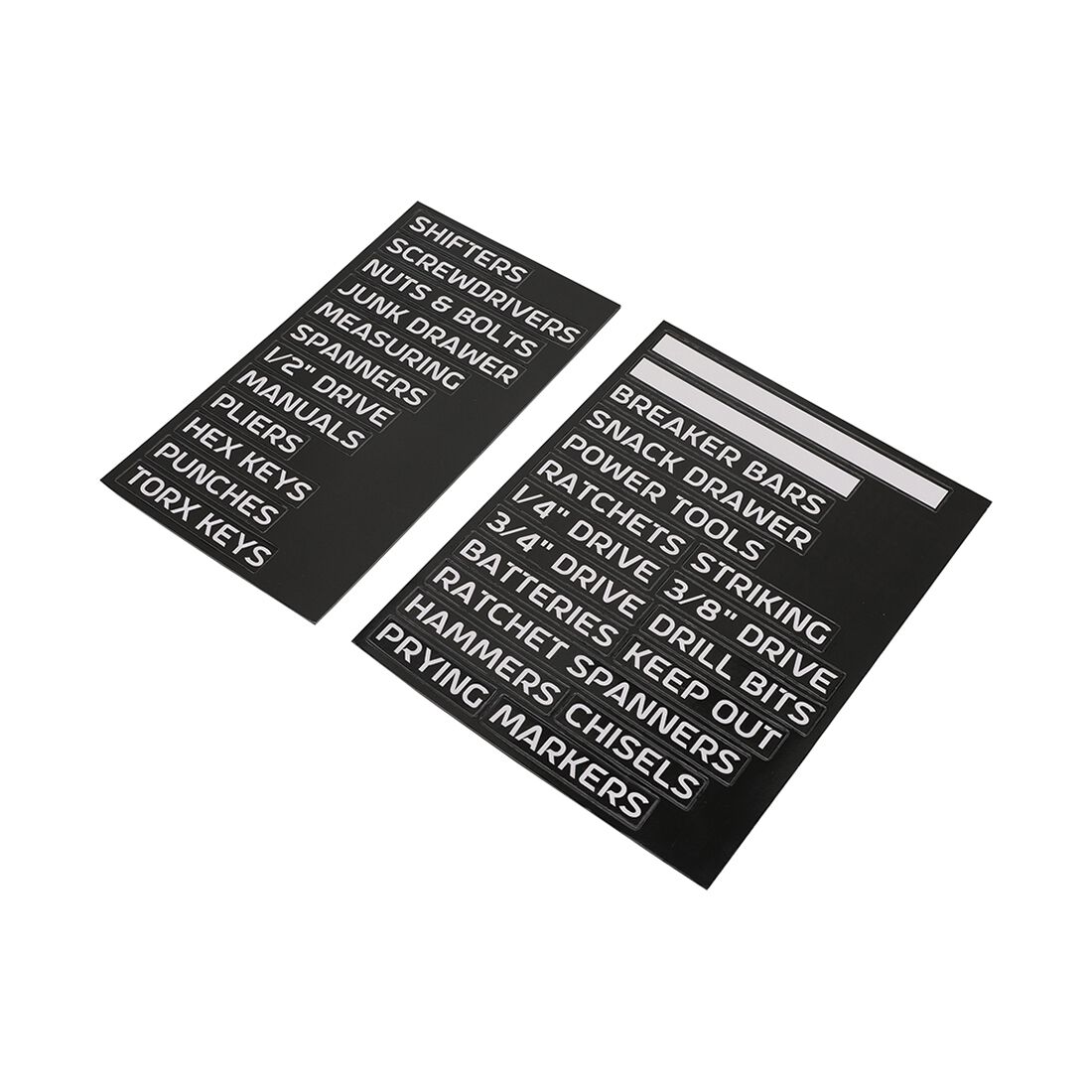 ToolPRO Magnetic Tool Box Drawer Label Set 30 Piece, , scaau_hi-res