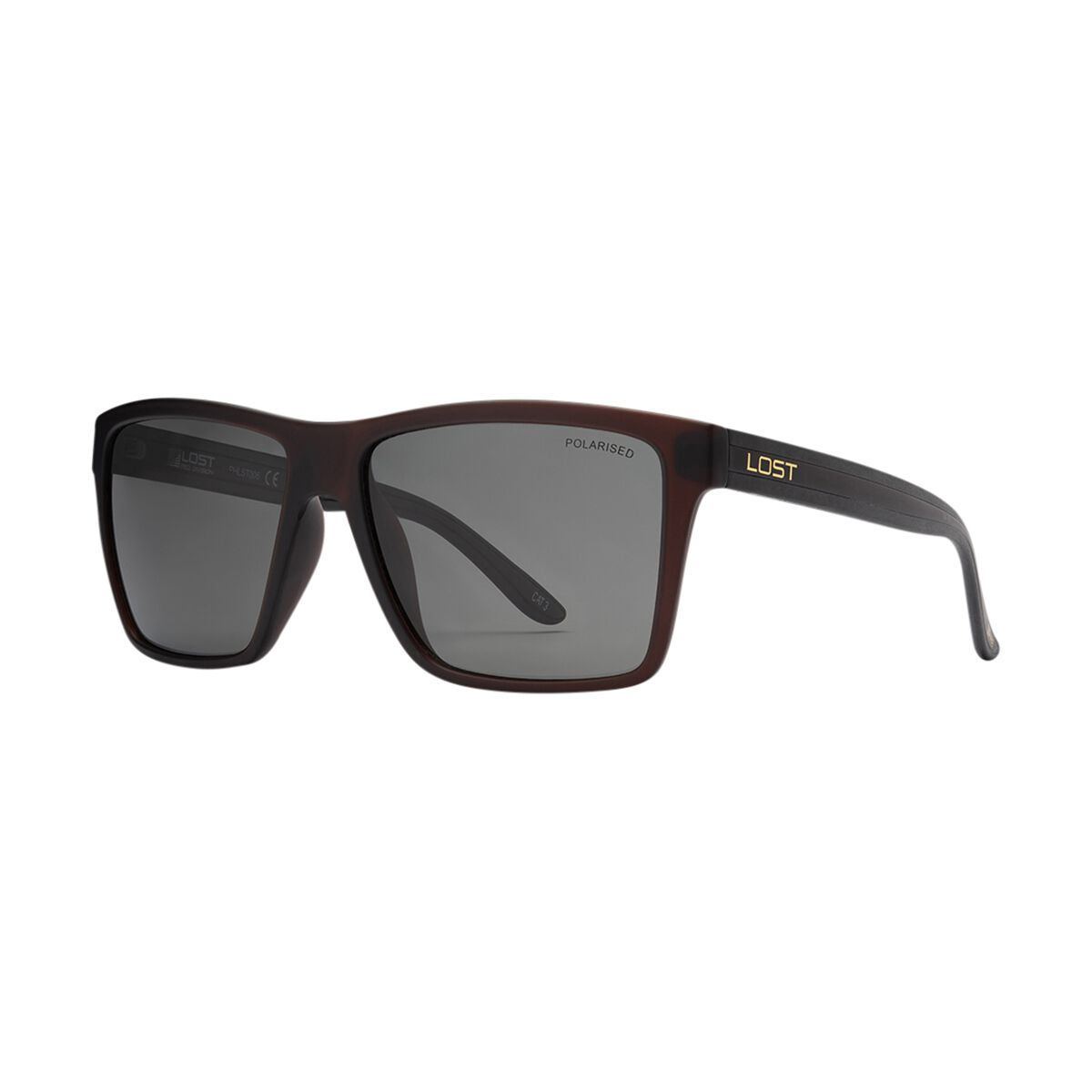 LOST Sunglasses Daytona Polarised Matt Xtal Beer, , scaau_hi-res
