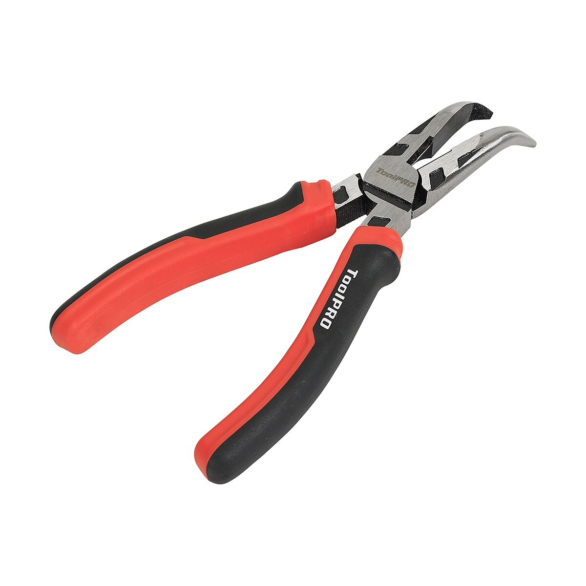 ToolPRO Long Nose Pliers Bent 200mm, , scaau_hi-res