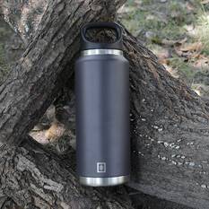 Swiss Tech Drink Bottle - 36oz/1063ml, Charcoal, , scaau_hi-res