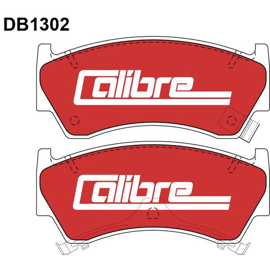Calibre Disc Brake Pads DB1302CAL, , scaau_hi-res