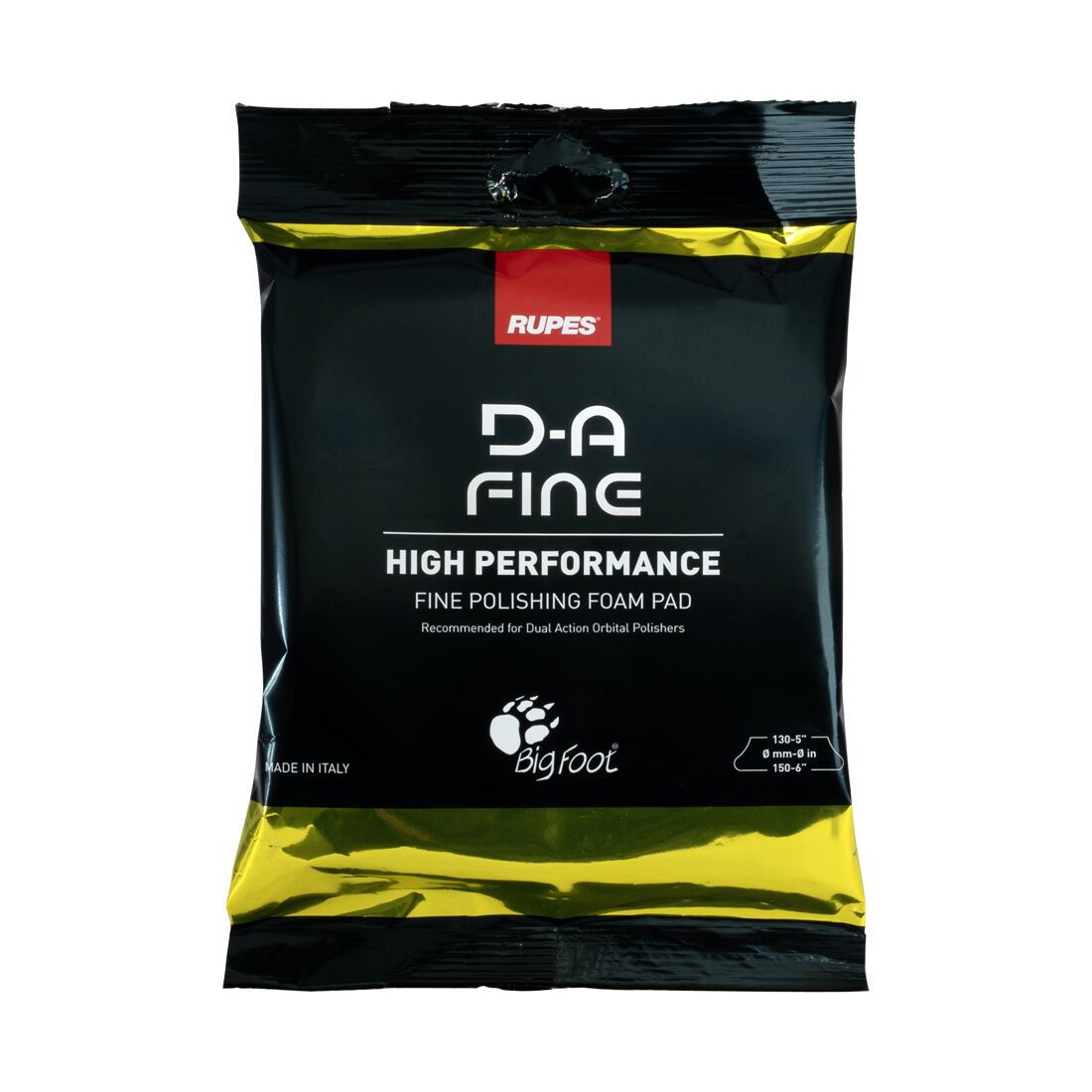 RUPES D-A Fine Finishing Polishing Foam Pad - 130/150mm, , scaau_hi-res