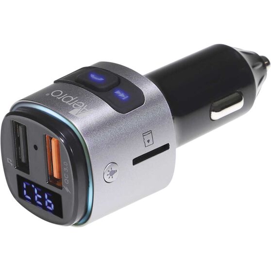 Aerpro Bluetooth Hands Free Car Kit With Fm Transmitter And Fast Charge Fmt255 Supercheap Auto